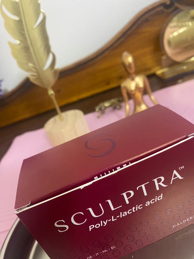 Caixa de Sculptra, ácido poli-L-láctico